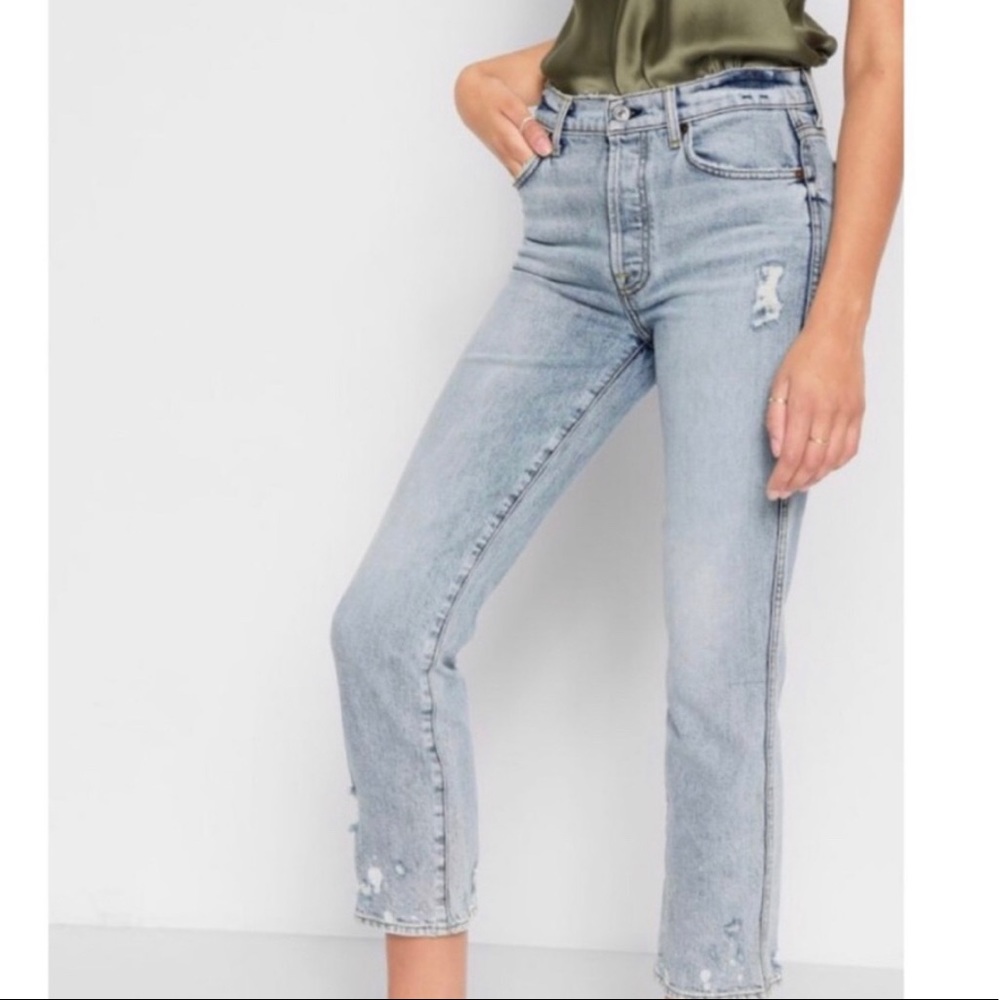 7 for all Mankind Straight Leg Edie Denim